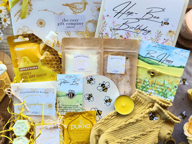 Happy Bee - Deluxe Box Of Sunshine Gift Box | Cosy Gift Co