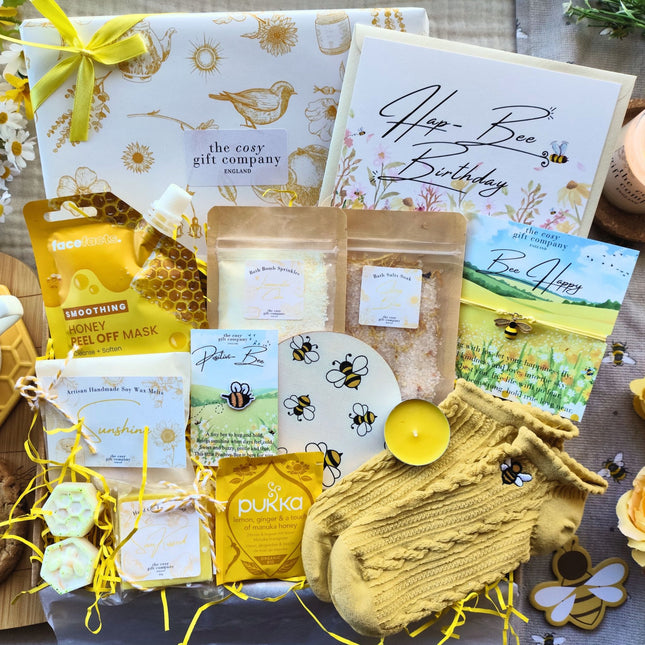 Happy Bee - Deluxe Box Of Sunshine Gift Box | Cosy Gift Co