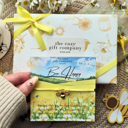 Bee Friendship Bracelet - Painted Enamel | Cosy Gift Co