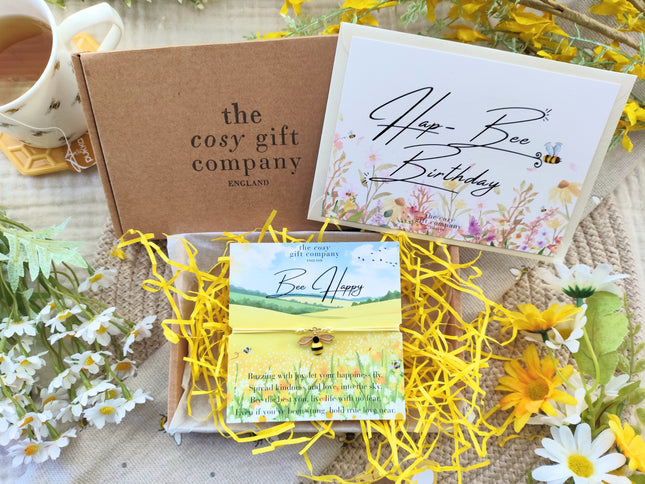 Bee Painted Enamel Wish Bracelet