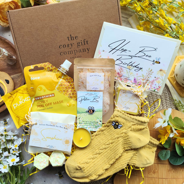 Happy Bee - Box Of Sunshine Gift Box | Cosy Gift Co