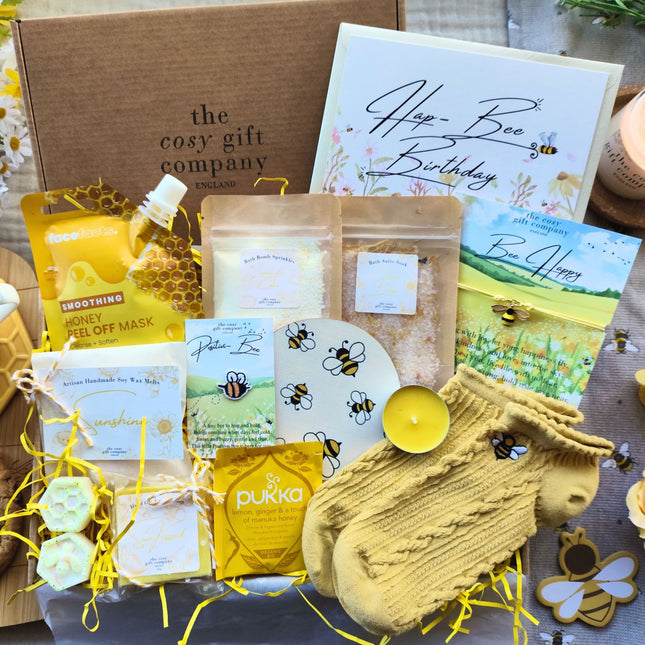 Happy Bee - Deluxe Box Of Sunshine Gift Box | Cosy Gift Co