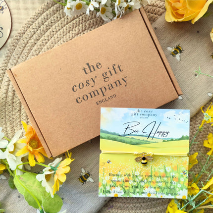 Bee Friendship Bracelet - Painted Enamel | Cosy Gift Co