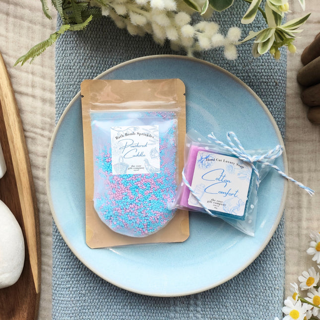 Baby Blue New Mum "Large" Pamper Hamper Gift Box
