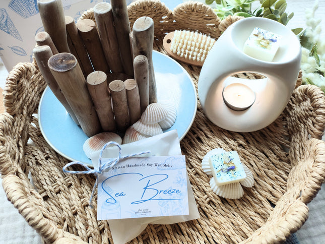 Baby Blue New Mum "Medium" Pamper Hamper Gift Box