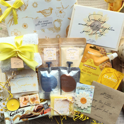 Box Of Sunshine – Deluxe Pamper Self Care Letterbox | Cosy Gift Co