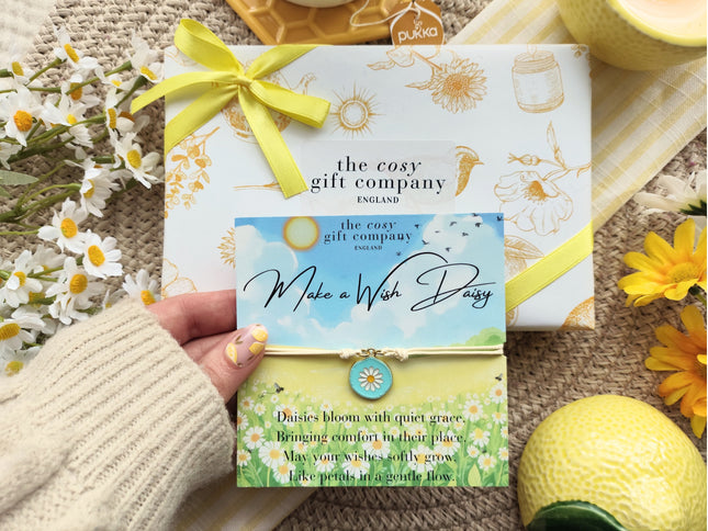 Daisy Painted Enamel Wish Bracelet