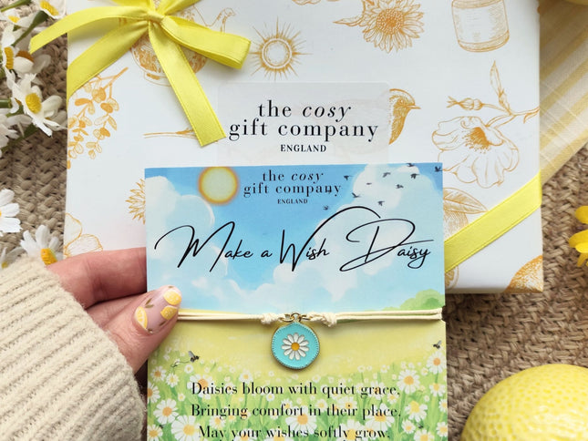 Daisy Friendship Bracelet - Painted Enamel | Cosy Gift Co