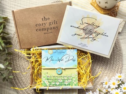 Daisy Painted Enamel Wish Bracelet