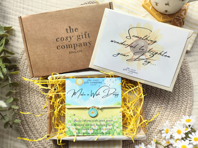 Daisy Painted Enamel Wish Bracelet