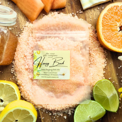 Vegan Dead Sea Bath Salts – Honey Bud Spa Soak | Cosy Gift Co