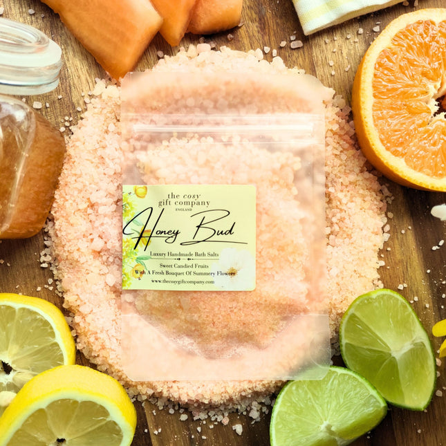 Vegan Dead Sea Bath Salts – Honey Bud Spa Soak | Cosy Gift Co