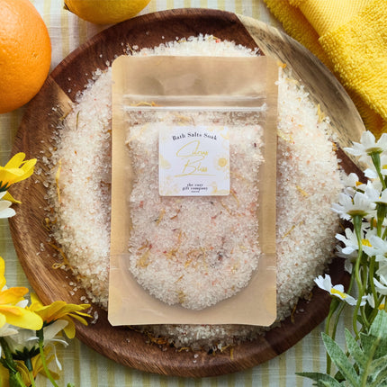 Vegan Dead Sea Bath Salts – Citrus Spa Soak | Cosy Gift Co