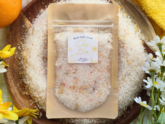 Vegan Dead Sea Bath Salts – Citrus Spa Soak | Cosy Gift Co