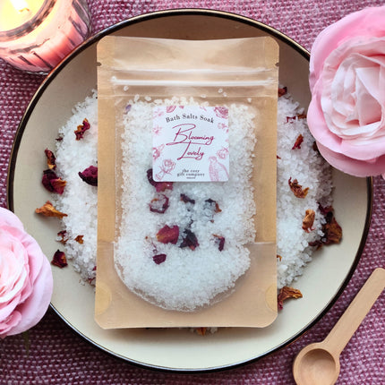 Vegan Dead Sea Bath Salts – Rose & Neroli Spa Soak | Cosy Gift Co