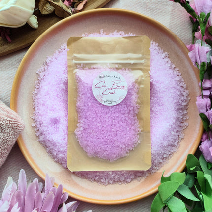 Vegan Dead Sea Bath Salts – Sweet Berry Spa Soak | Cosy Gift Co