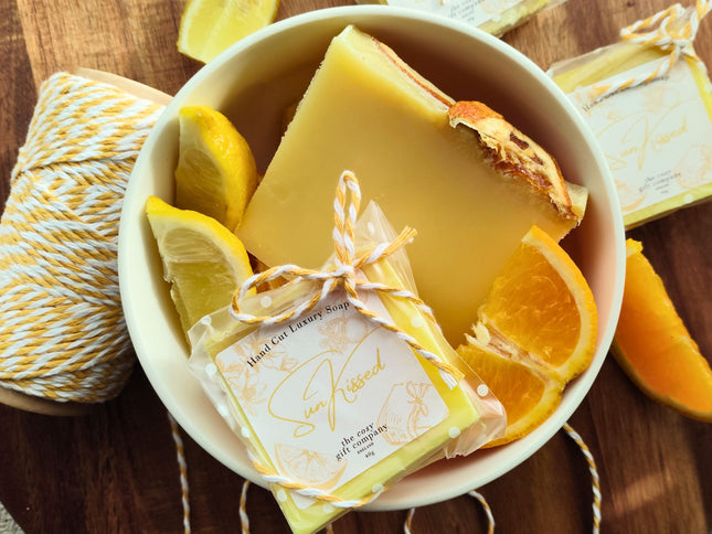 Handmade Vegan Soap Bar - Sunkissed Citrus Scent | Cosy Gift Co
