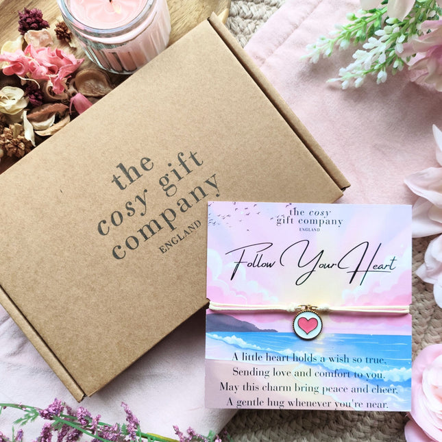 Heart Friendship Bracelet - Painted Enamel | Cosy Gift Co