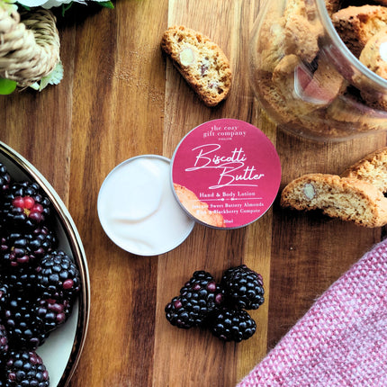 Luxury Vegan Hand & Body Lotion -Biscotti Butter Scent | Cosy Gift Co