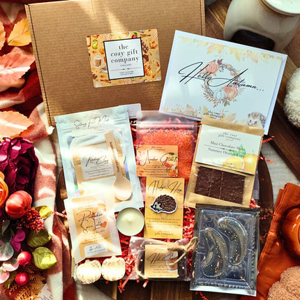 Hello Autumn - Luxury Pamper Hamper Gift Box | Cosy Gift Co
