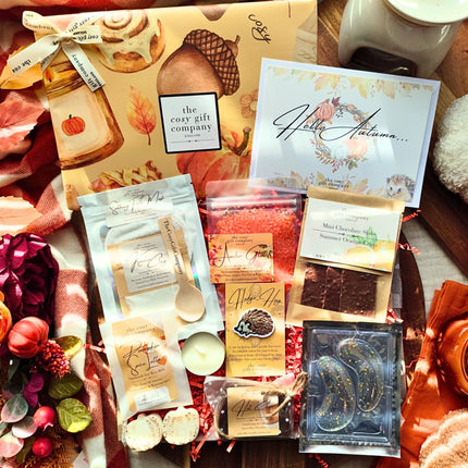 Hello Autumn - Luxury Pamper Hamper Gift Box | Cosy Gift Co