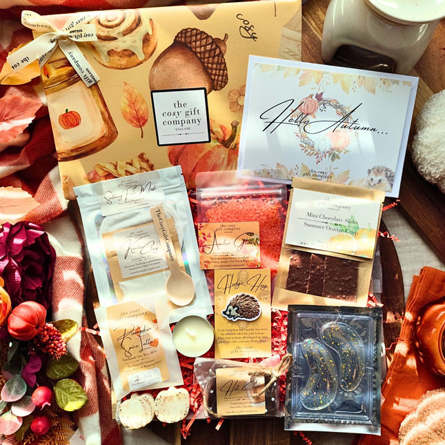 Hello Autumn - Luxury Pamper Hamper Gift Box | Cosy Gift Co