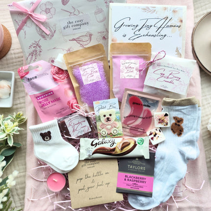 Pink Baby Girl - Deluxe New Mum Pamper Hamper Gift Box | Cosy Gift Co