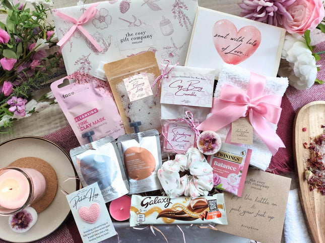 Pretty In Pink "Medium" Pamper Hamper Gift Box