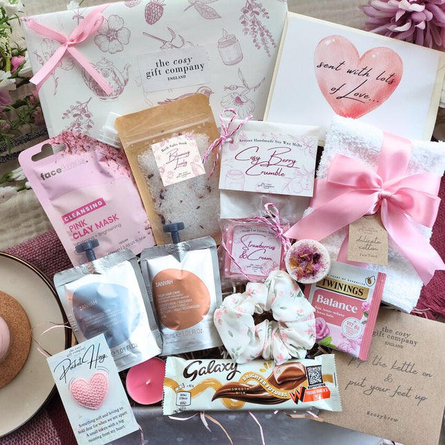 Pretty In Pink "Medium" Pamper Hamper Gift Box