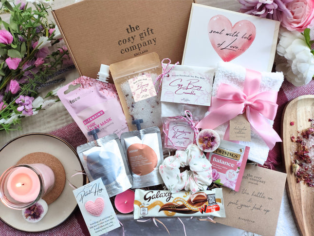 Pretty In Pink "Medium" Pamper Hamper Gift Box