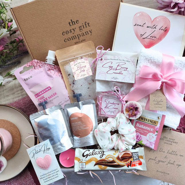 Pretty In Pink "Medium" Pamper Hamper Gift Box