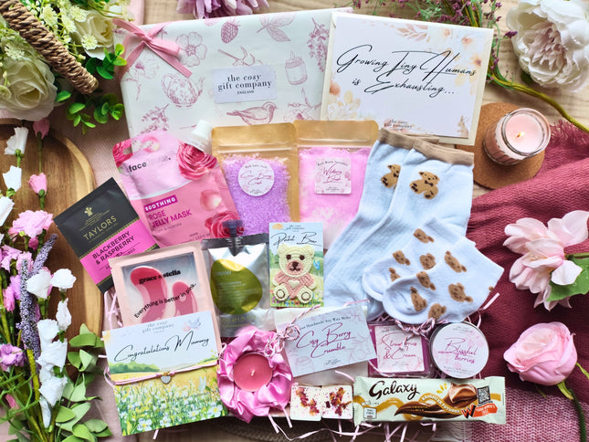Baby Pink New Mum "Large" Pamper Hamper Gift Box