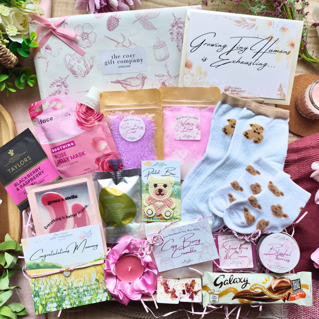 Baby Pink New Mum "Large" Pamper Hamper Gift Box