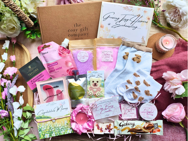 Baby Pink New Mum "Large" Pamper Hamper Gift Box