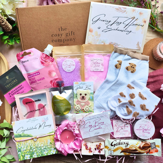Baby Pink New Mum "Large" Pamper Hamper Gift Box