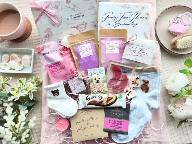 Baby Pink New Mum "Medium" Pamper Hamper Gift Box