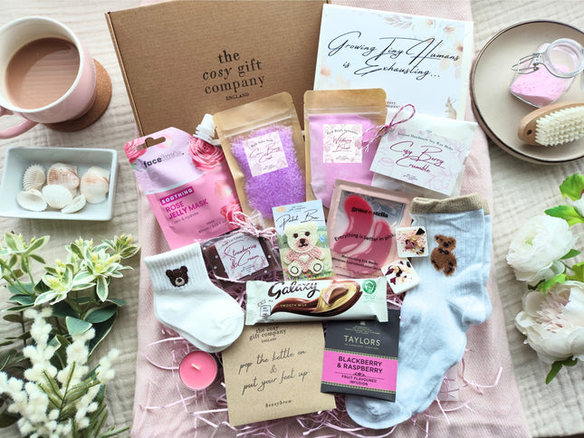 Baby Pink New Mum "Medium" Pamper Hamper Gift Box