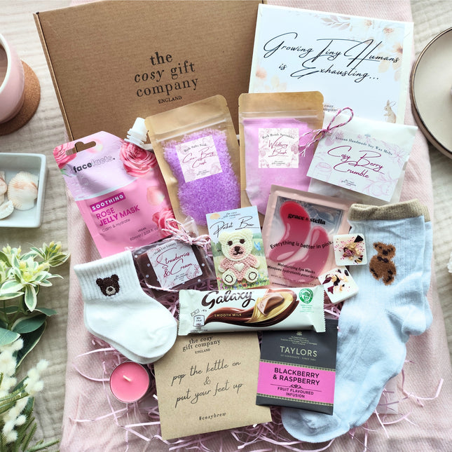 Baby Pink New Mum "Medium" Pamper Hamper Gift Box