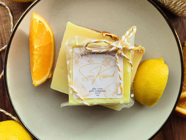 Handmade Vegan Soap Bar - Sunkissed Citrus Scent | Cosy Gift Co