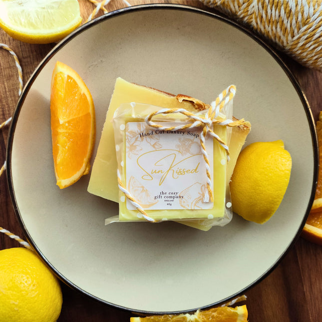 Handmade Vegan Soap Bar - Sunkissed Citrus Scent | Cosy Gift Co