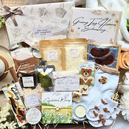 Neutral New Mum "Large" Pamper Hamper Gift Box