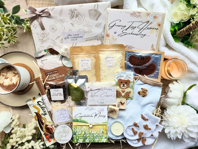 Neutral New Mum "Large" Pamper Hamper Gift Box