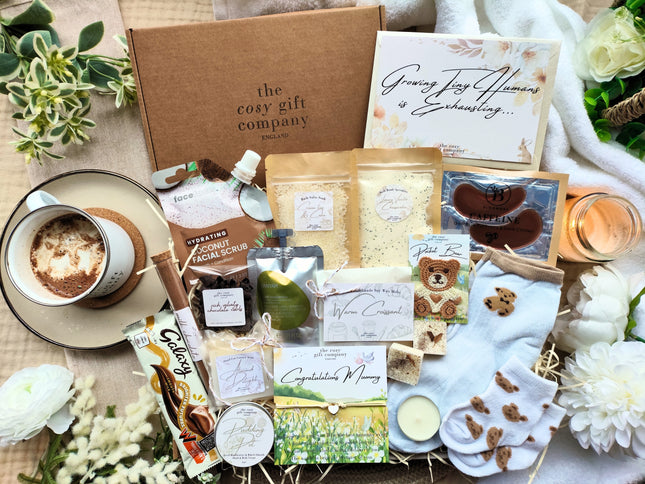 Neutral New Mum "Large" Pamper Hamper Gift Box