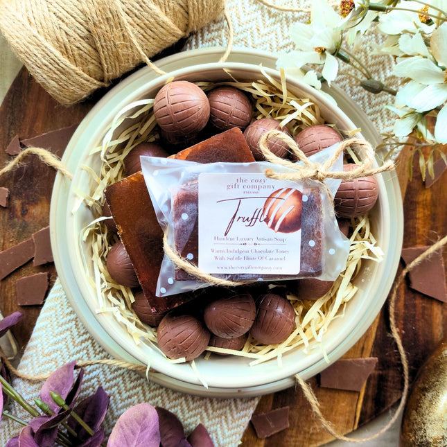 Handmade Vegan Soap Bar - Trufflè Chocolate Scent | Cosy Gift Co