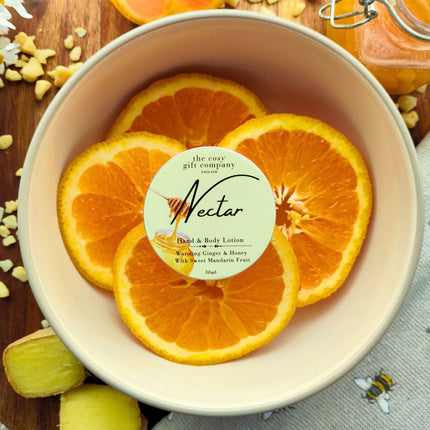 Luxury Vegan Hand & Body Lotion - Nectar Scent | Cosy Gift Co