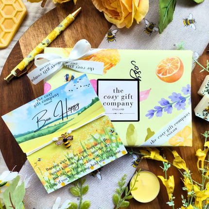 Bee Happy Wish Bracelet Gift | Cosy Gift Co