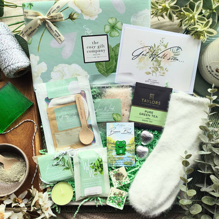 Get Well Soon - Luxury Pamper Hamper Gift Box | Cosy Gift Co