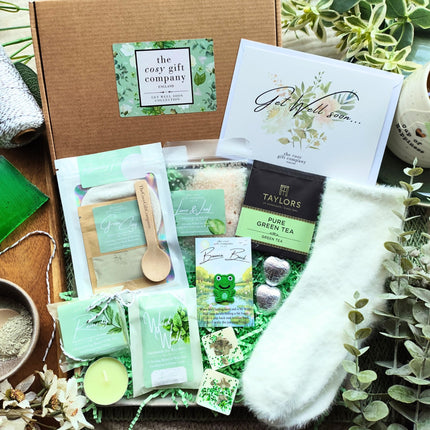 Get Well Soon - Luxury Pamper Hamper Gift Box | Cosy Gift Co