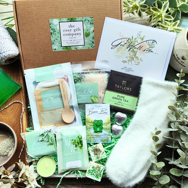 Get Well Soon - Luxury Pamper Hamper Gift Box | Cosy Gift Co