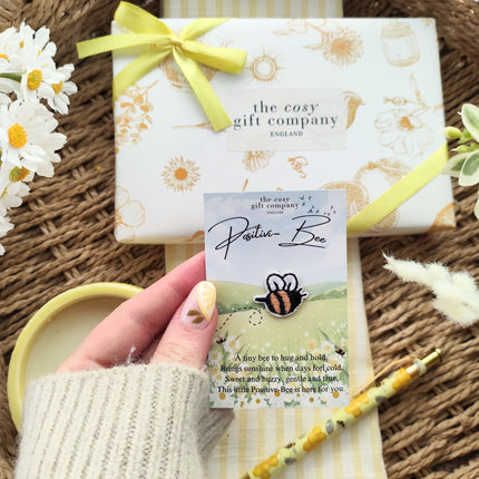 Bee Positive Socks & Keepsake Gift Box